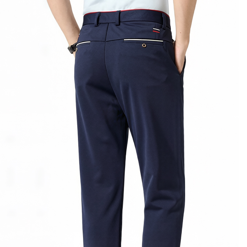 Dress Pant Flat Front - Men Trousers Summer Casual Golf Pants