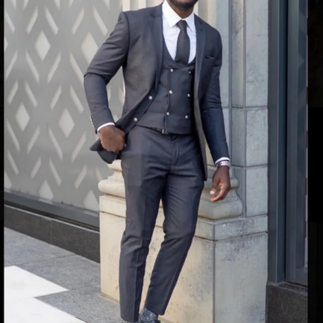 Men's 3 Piece Wedding Tuxedo S - Men'S Formal Wear Not Suit 评论和价格