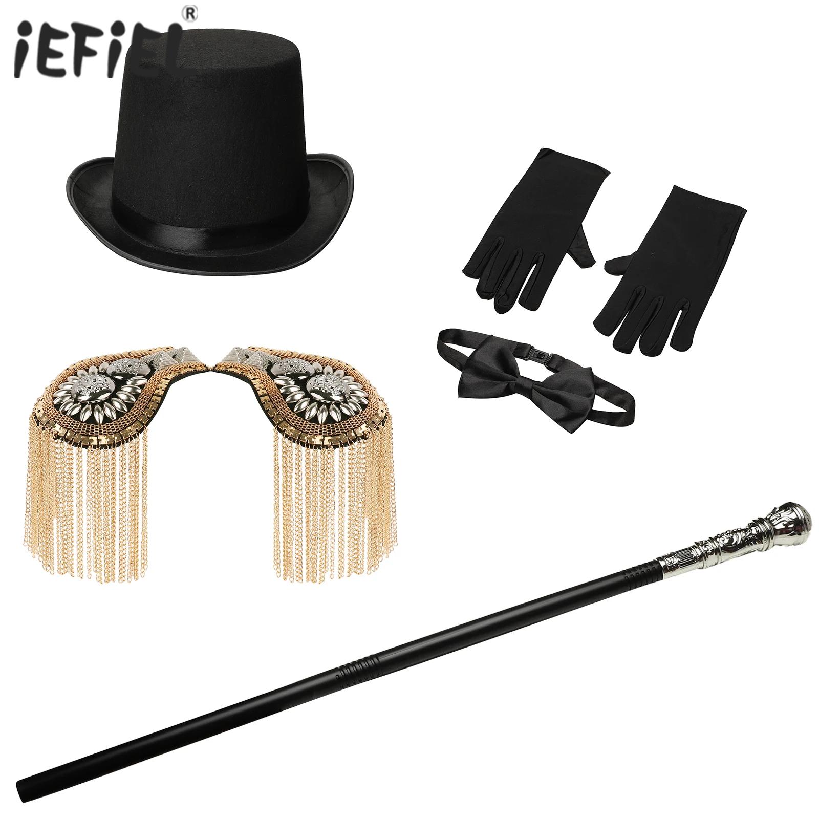 Adult Circus Ringmaster Costum - Formal Wear Gloves Men 评论和价格