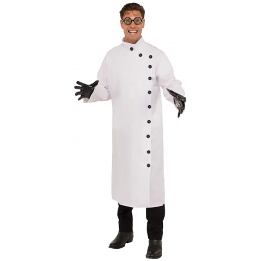 Men Women Long White Coat Nurs - Formal Wear Gloves Men 评论和价格