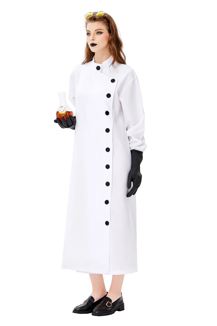 Men Women Long White Coat Nurs - Formal Wear Gloves Men 评论和价格