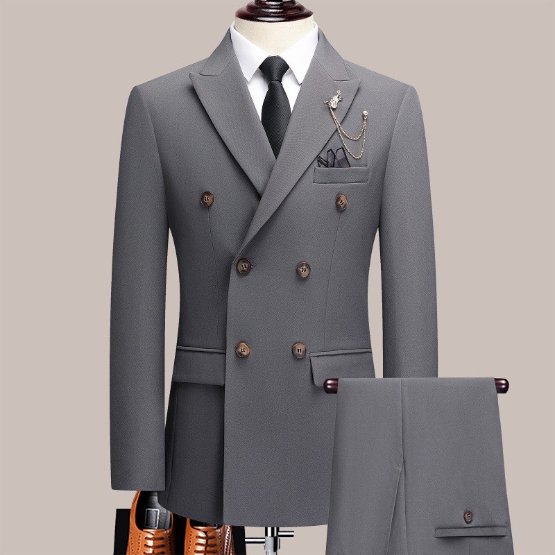 Men Suit Set Luxury Deep White - Men'S Formal Dinner Wear 评论和价格