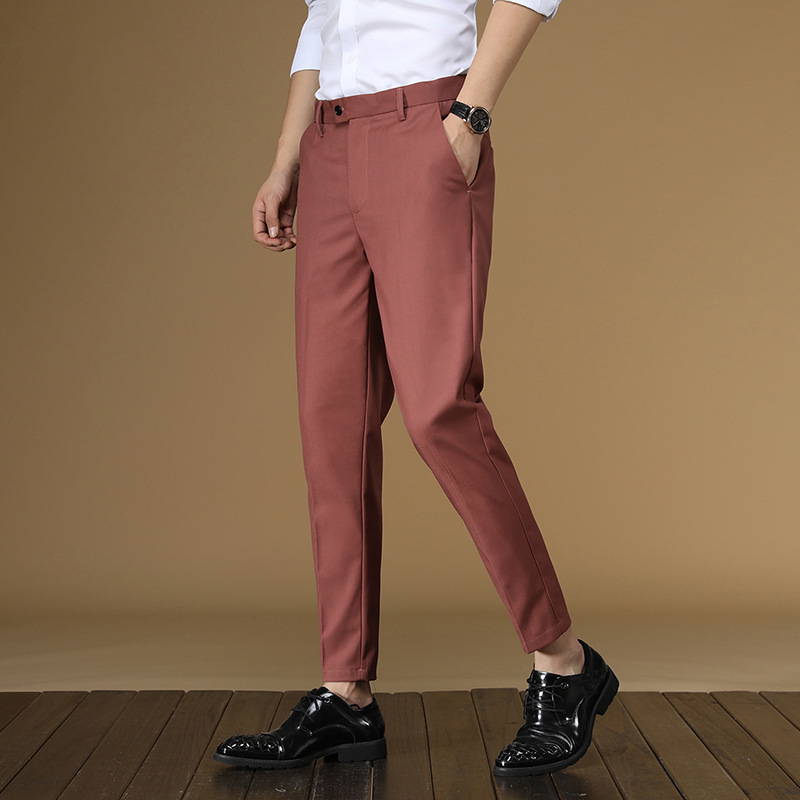 Summer Suit Pants Men Red Blac - Formal Wear For Men Black Suit 评论和价格