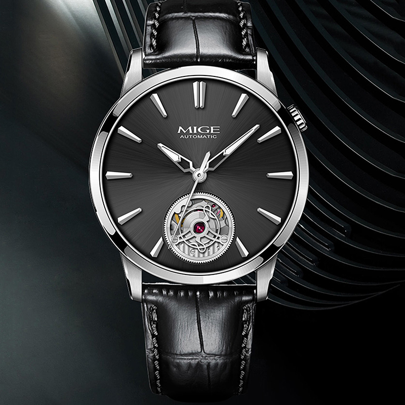 MIGE Slim Men Hollow Automatic - Men'S Formal Wear Watches 评论和价格