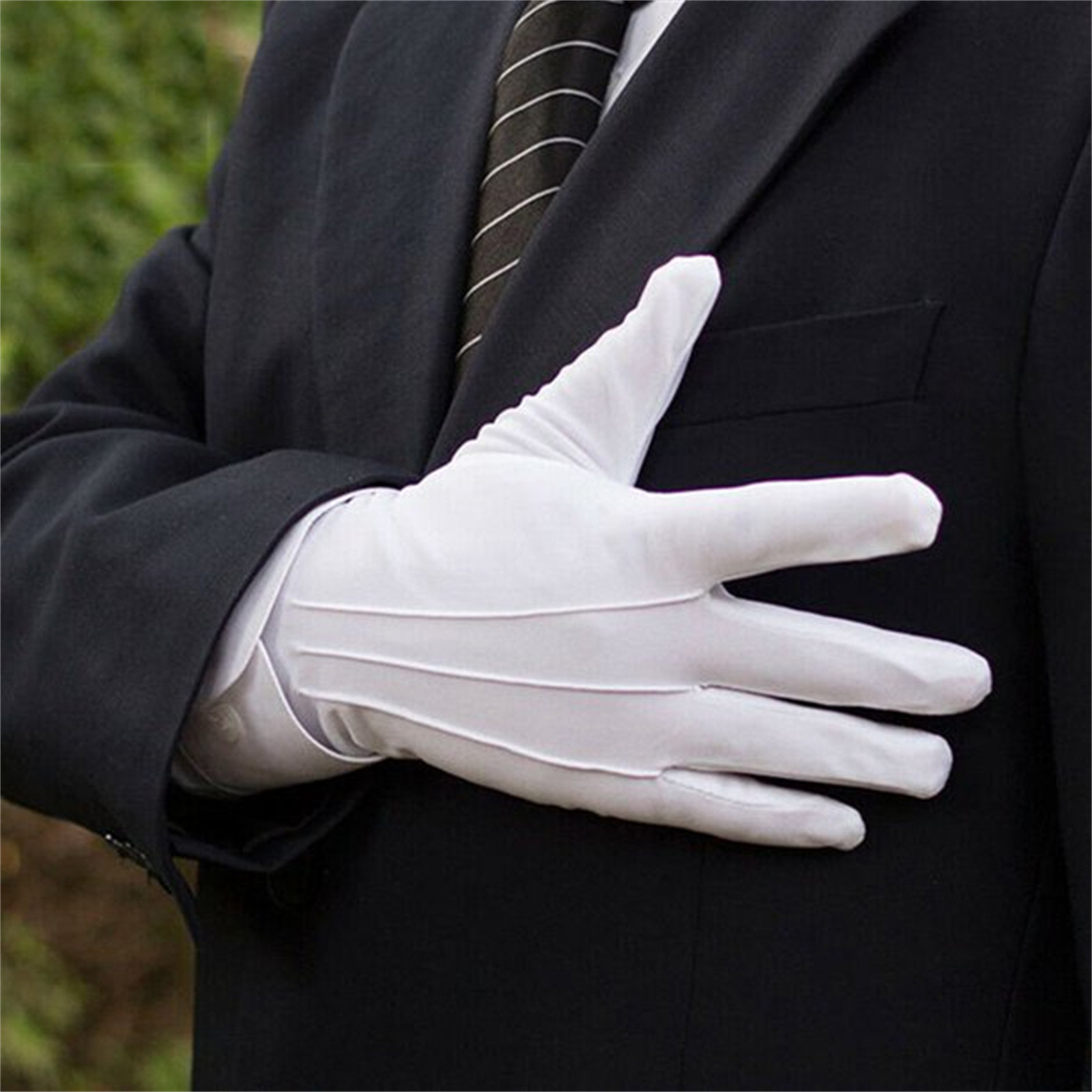 1/3/5/10 Pairs White Formal Gl - Formal Wear Gloves Men 评论和价格