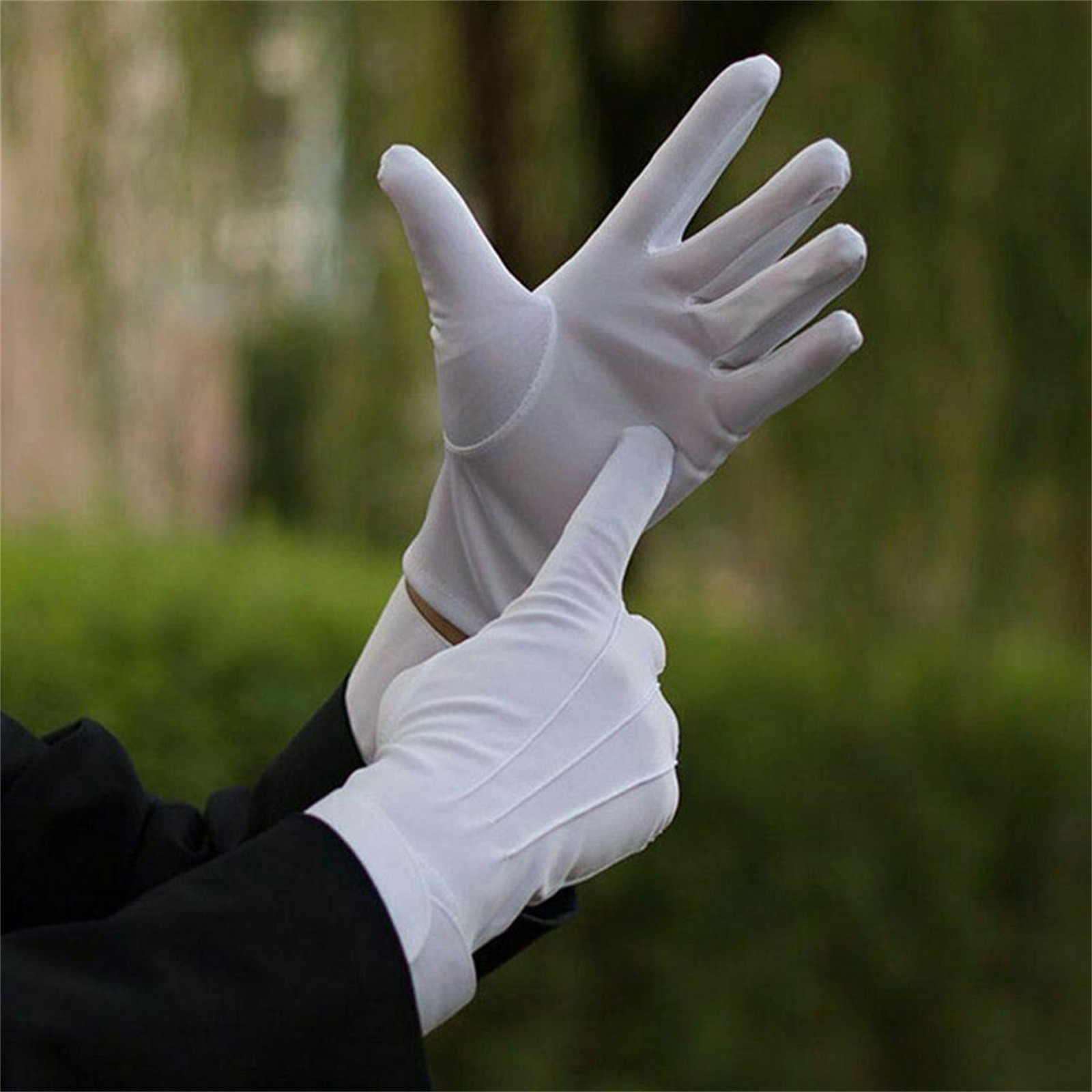 1/3/5/10 Pairs White Formal Gl - Formal Wear Gloves Men 评论和价格