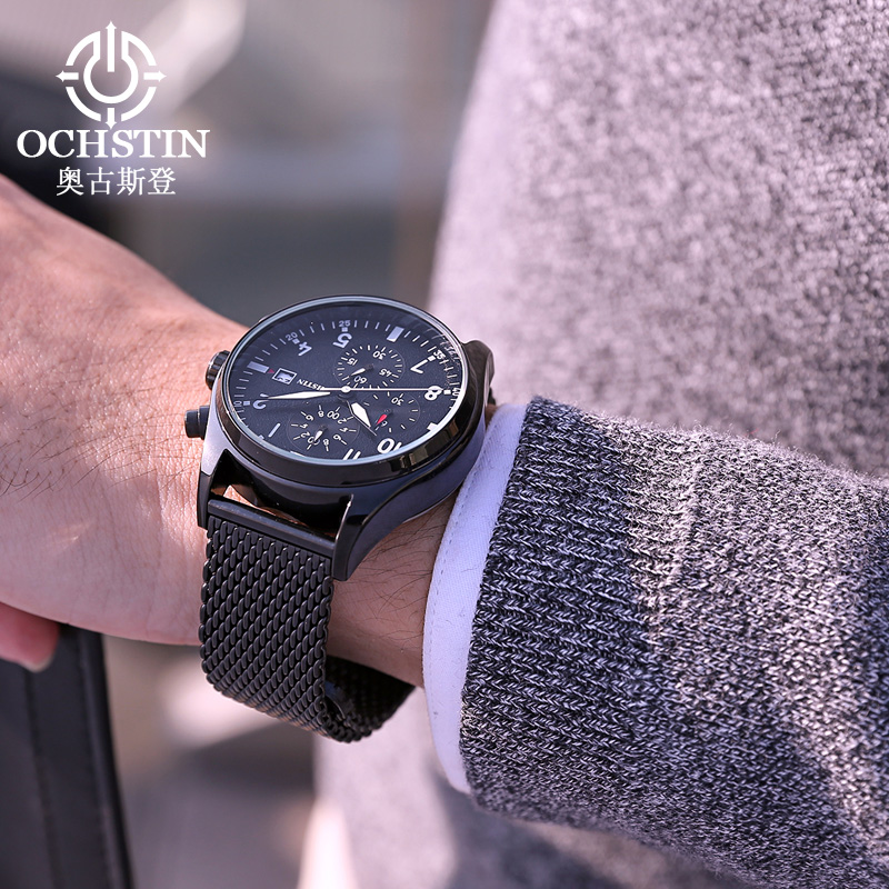 OCHSTIN Pilot Men Quartz Watch - Men'S Formal Wear Watches 评论和价格