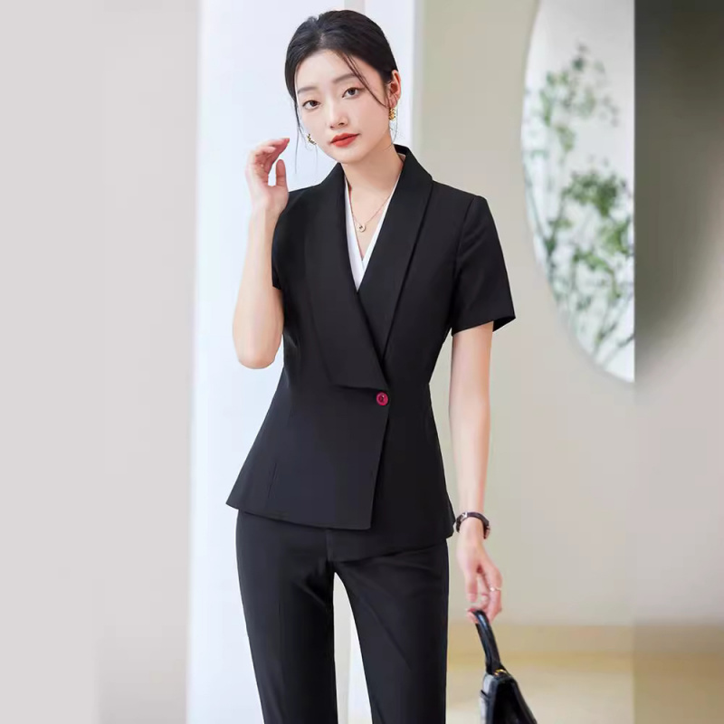 2025Summer New Short Sleeve Su - Dress Pant Flat Front 评论和价格