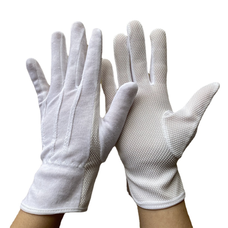 4PCS White Cotton Gloves Men F - Formal Wear Gloves Men 评论和价格