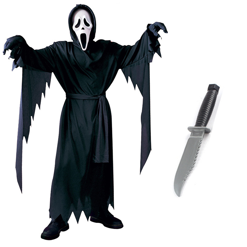 Men Horror Ghost Fancy Dress T - Formal Wear Gloves Men 评论和价格