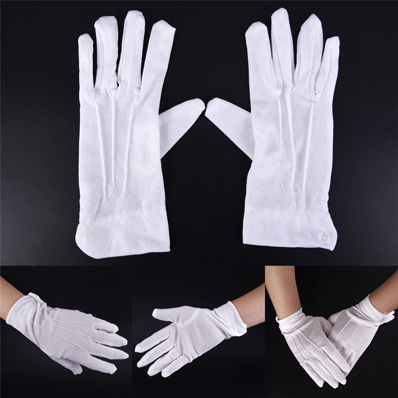 1Pair White Formal Gloves Men  - Formal Wear Gloves Men 评论和价格