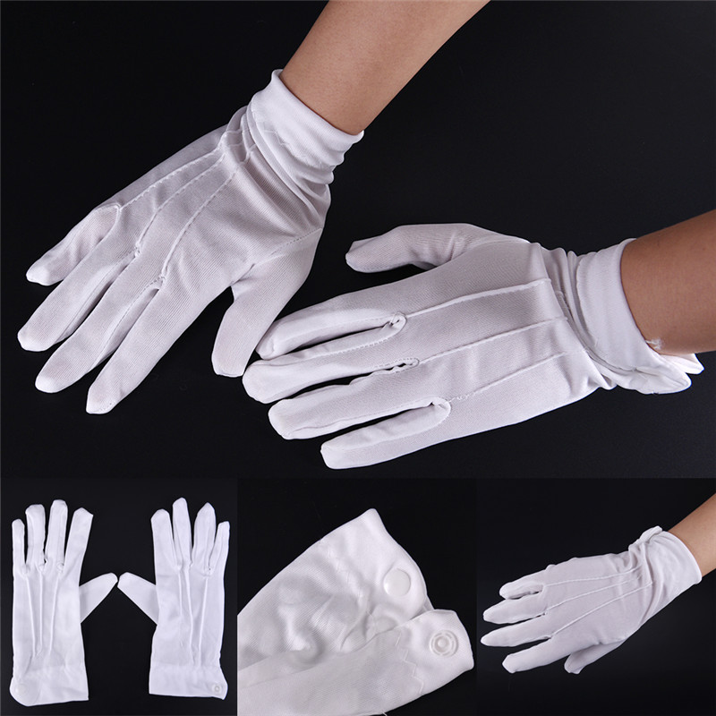 1Pair White Formal Gloves Men  - Formal Wear Gloves Men 评论和价格