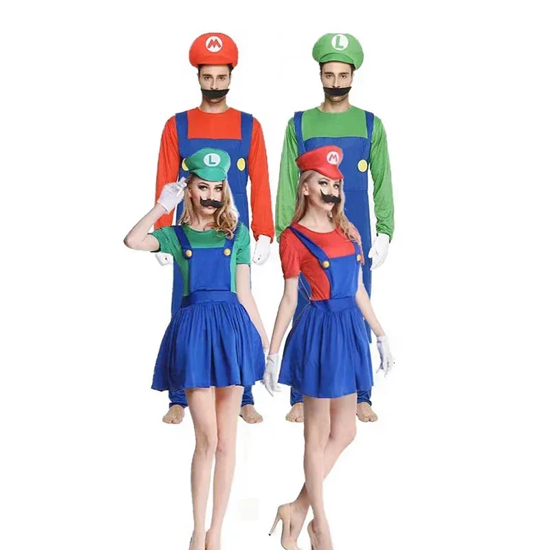 Game Plumber Bros Cosplay Cost - Formal Wear Gloves Men 评论和价格