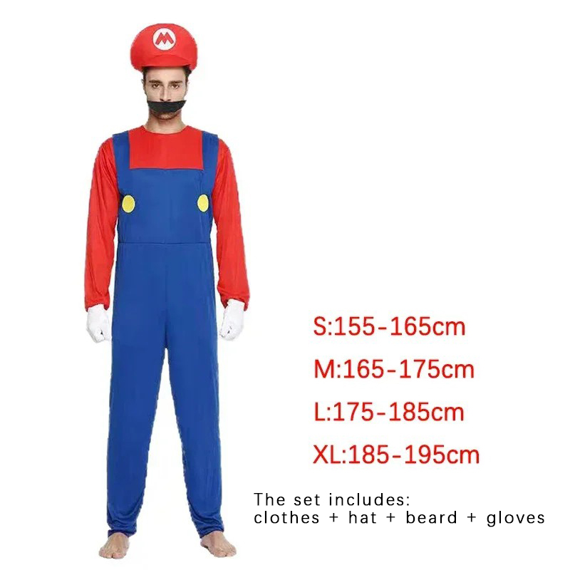 Game Plumber Bros Cosplay Cost - Formal Wear Gloves Men 评论和价格