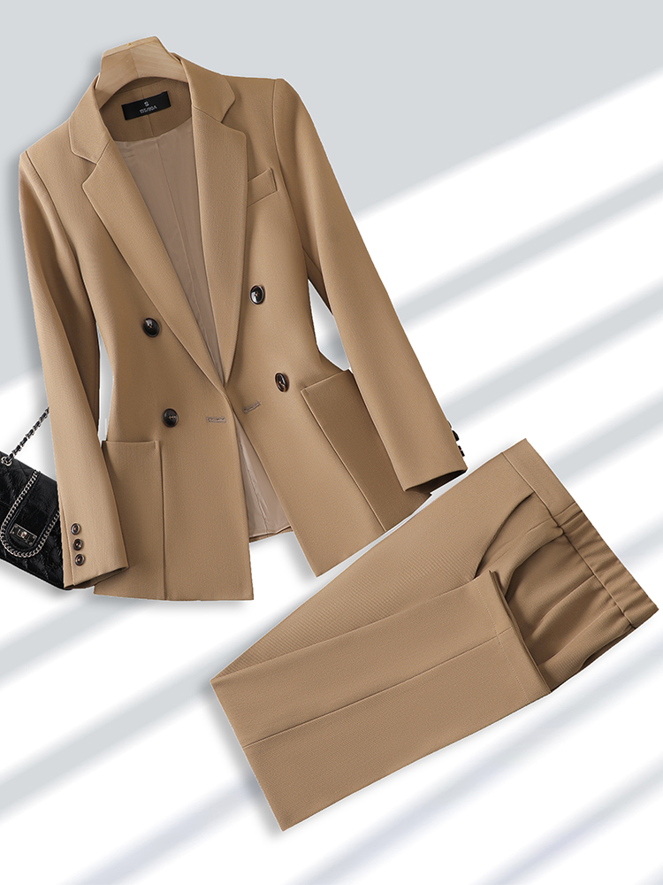 Fashion Ladies Pant Suit Forma - Formal Wear For Men Black Suit 评论和价格