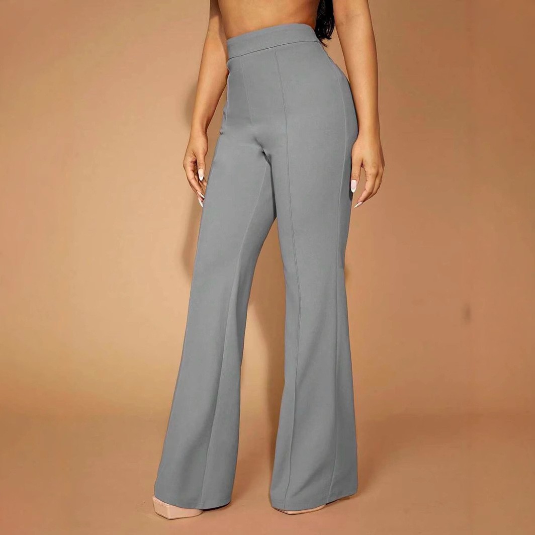 Summer Women's Pants High Wais - Dress Pant Flat Front 评论和价格