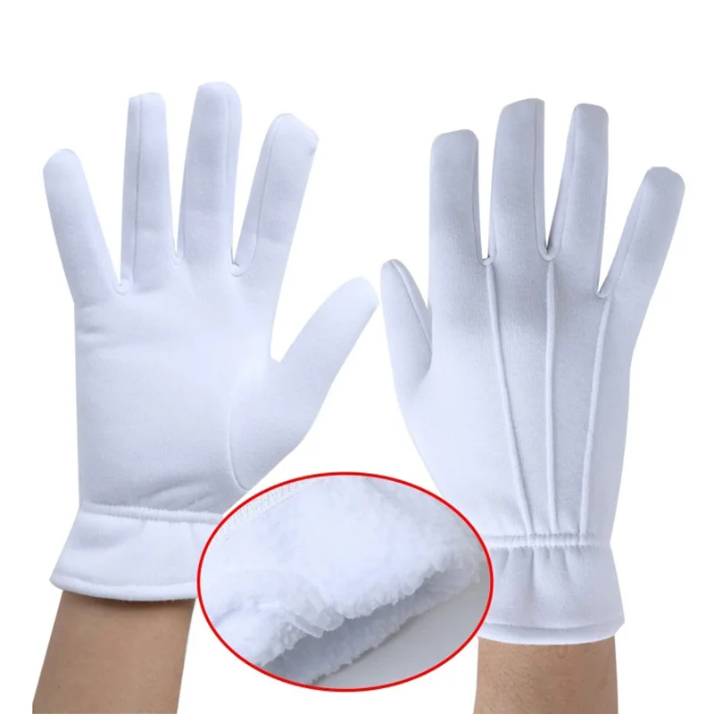 Men White Warmer Gloves Formal - Formal Wear Gloves Men 评论和价格
