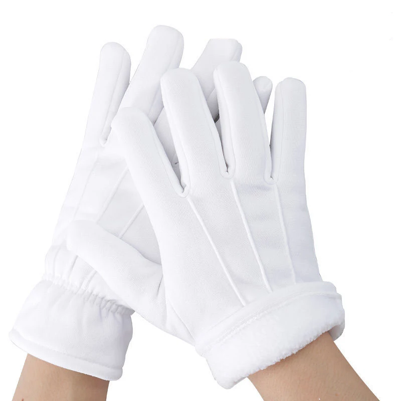 Men White Warmer Gloves Formal - Formal Wear Gloves Men 评论和价格