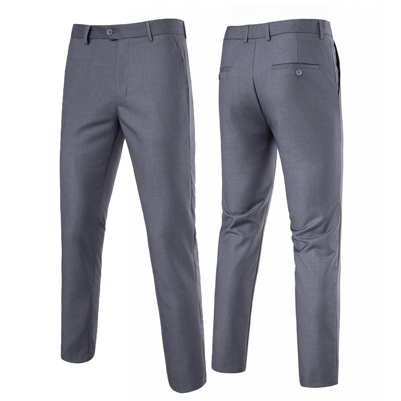 Quality Mens Slim Fit Golf Dre - Dress Pant Flat Front 评论和价格