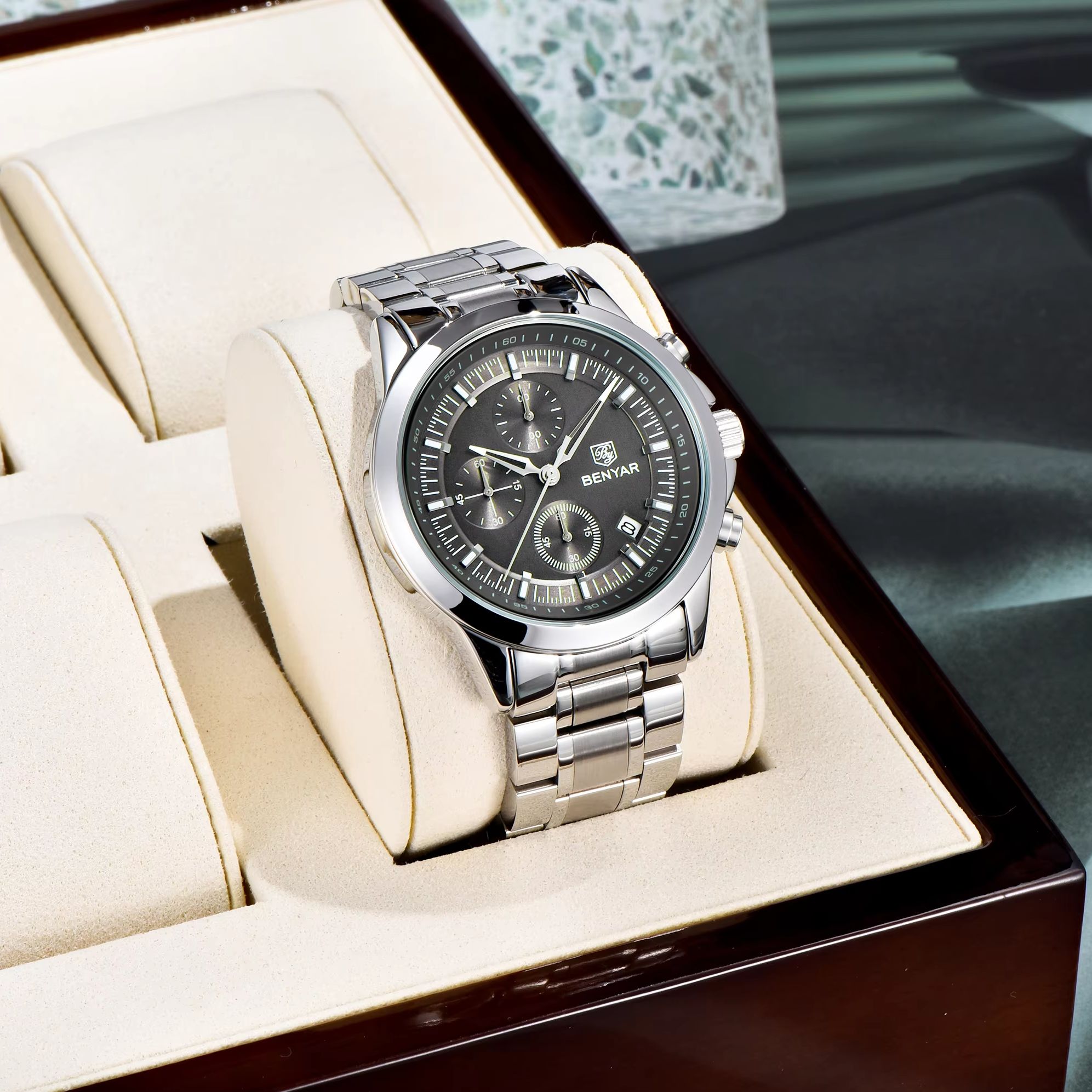 BENYAR Luxury Restrained Men Q - Men'S Formal Wear Watches 评论和价格