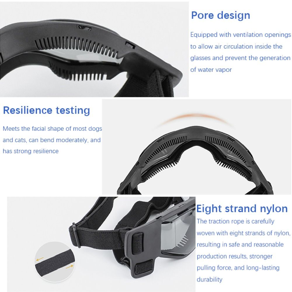 Silicon+PC+Nylon Pet Goggles A - Windsor Knot Tie 评论和价格