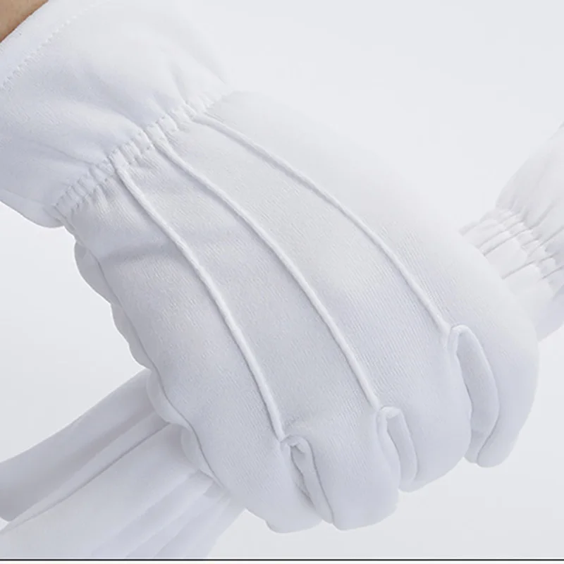 1Pair White Formal Gloves Wint - Formal Wear Gloves Men 评论和价格