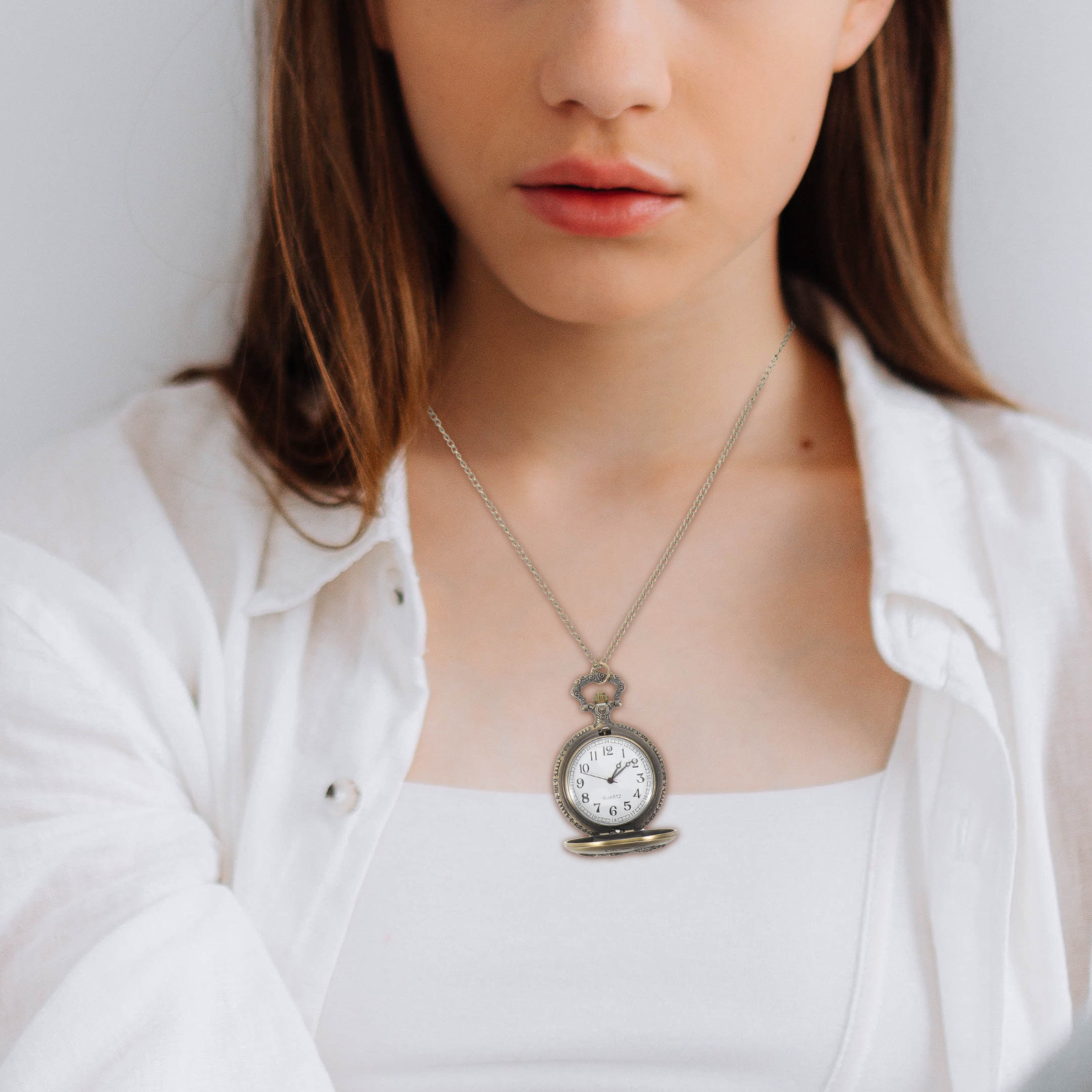 Vintage Pocket Watch Necklace  - Men'S Formal Wear Watches 评论和价格