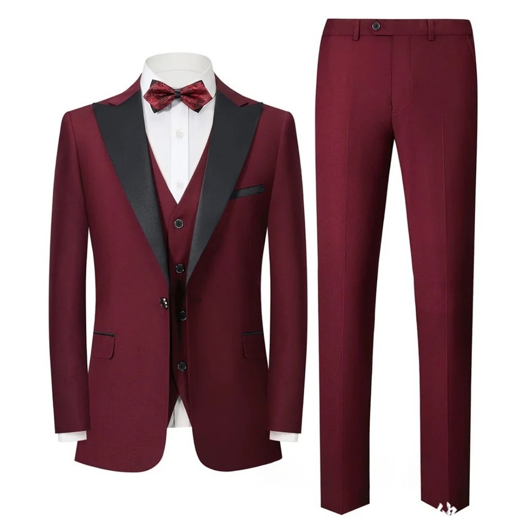 Men's 3 Piece Tuxedo Suit Set  - Men'S Formal Wear Not Suit 评论和价格