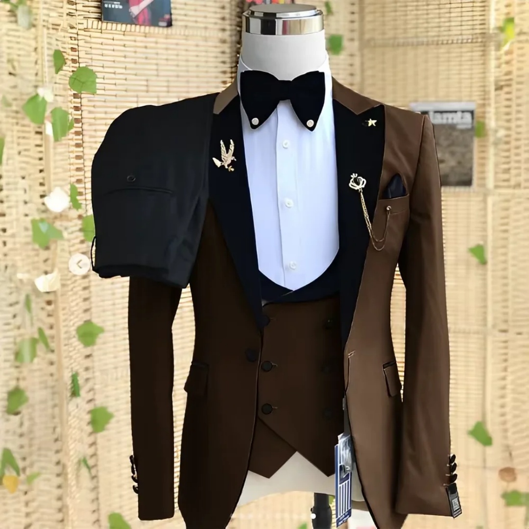 Elegant 3 Piece Slim Fit Men's - Men'S Formal Wear Not Suit 评论和价格