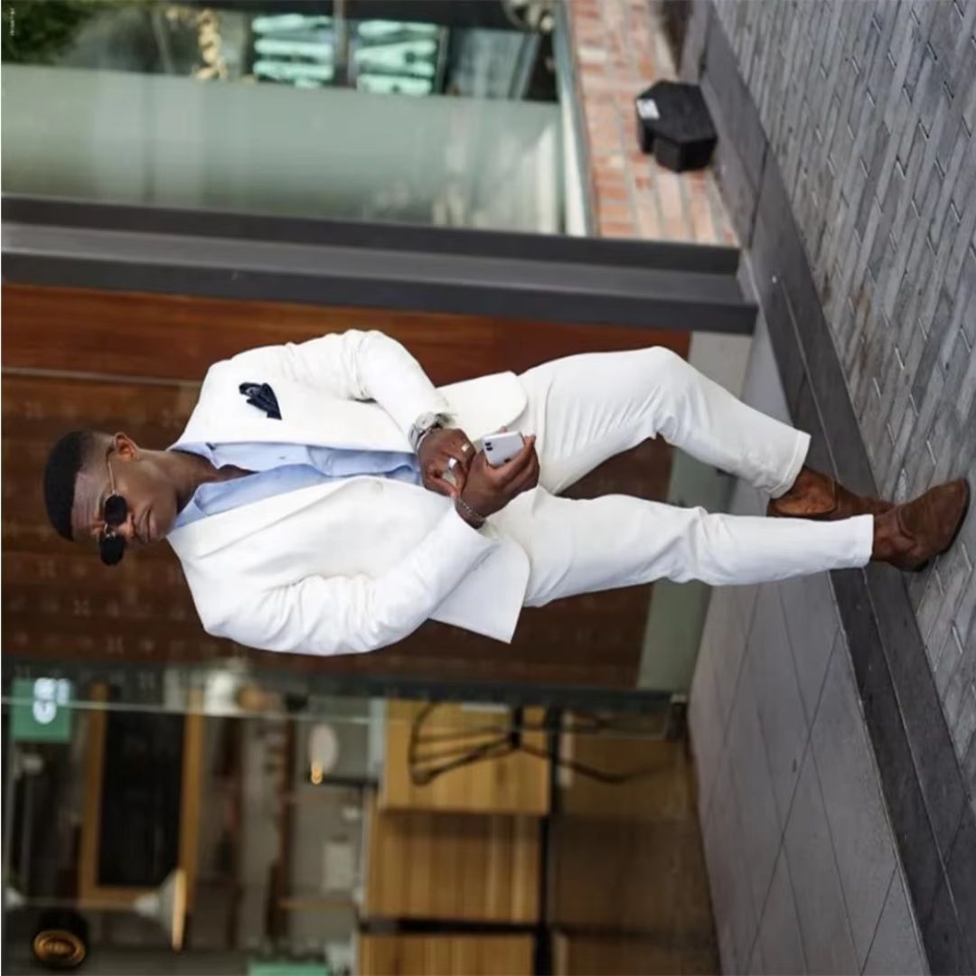 Men's White Formal Suits Class - Men'S Formal Wear Not Suit 评论和价格