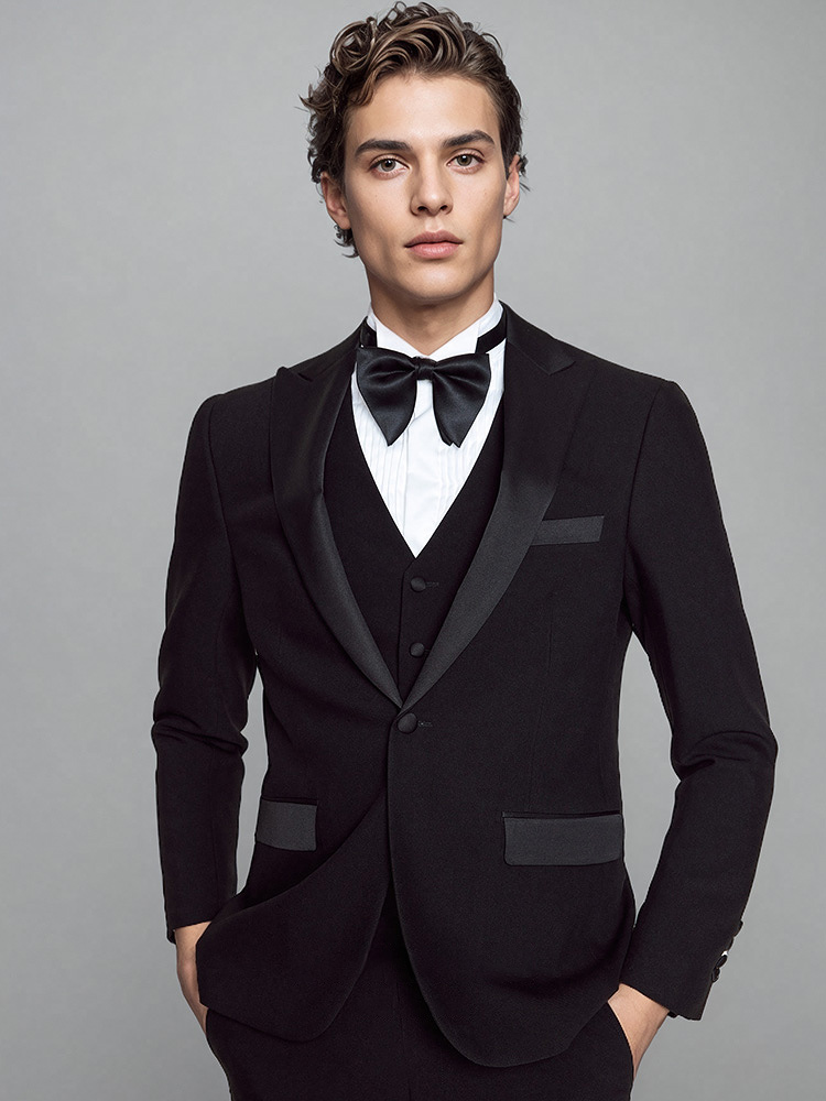 Mens Suits Set Luxury Black Fo - Men'S Formal Dinner Wear 评论和价格